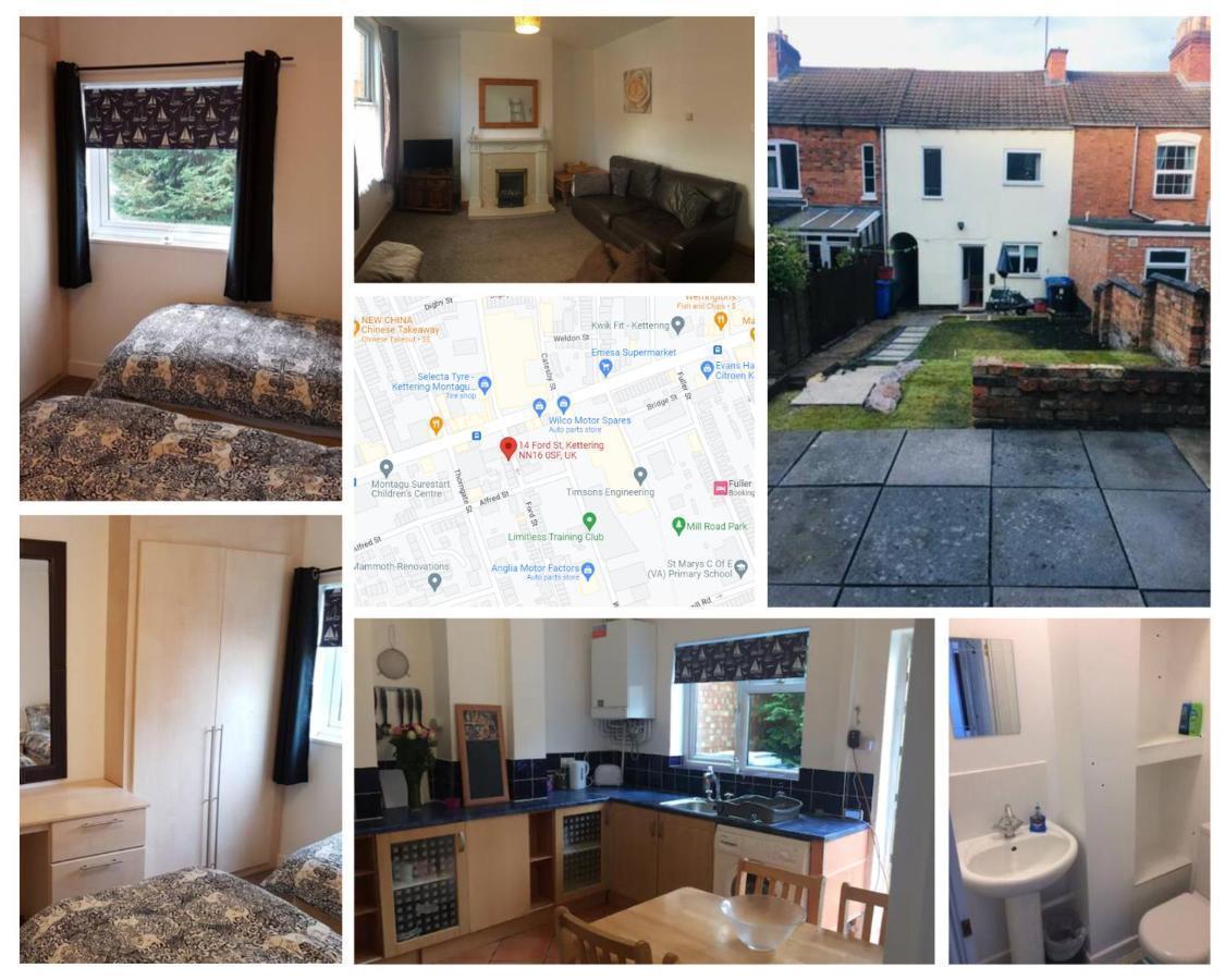 4 Bedroom House For Corporate Stays In Kettering Eksteriør bilde